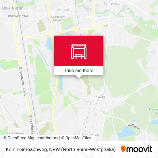 Köln Leimbachweg map