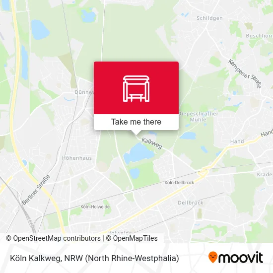 Köln Kalkweg map