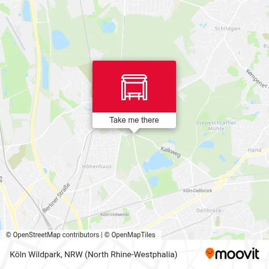 Köln Wildpark map