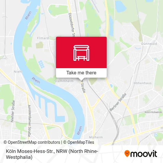 Köln Moses-Hess-Str. map