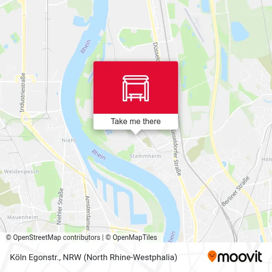 Köln Egonstr. map