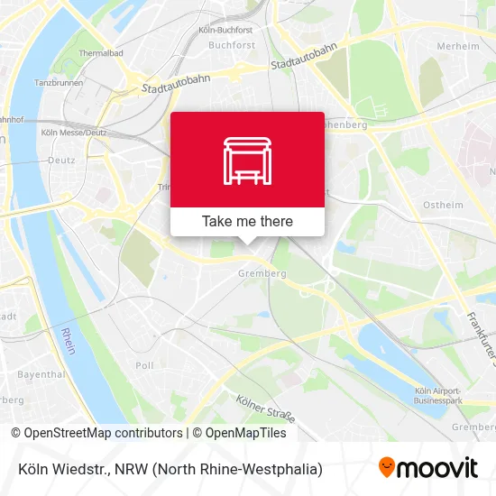 Köln Wiedstr. map