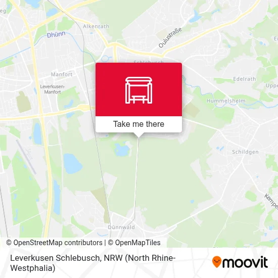 Leverkusen Schlebusch map