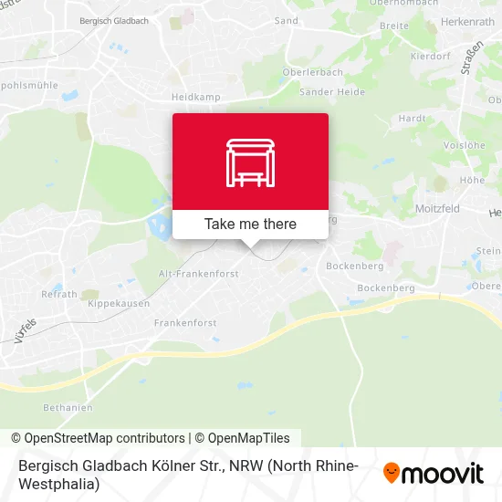 Bergisch Gladbach Kölner Str. map