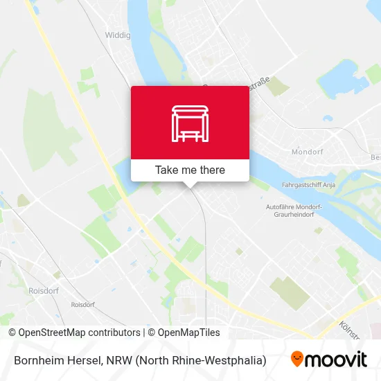 Bornheim Hersel map