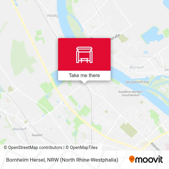 Bornheim Hersel map