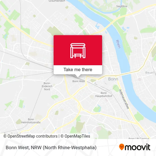 Bonn West map