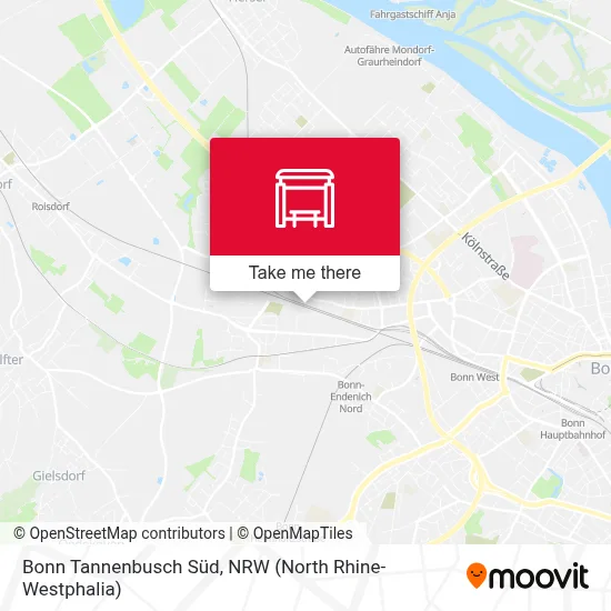 Bonn Tannenbusch Süd map