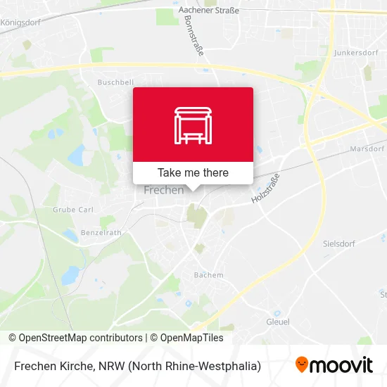 Frechen Kirche map