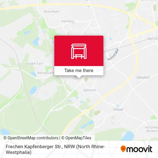 Frechen Kapfenberger Str. map