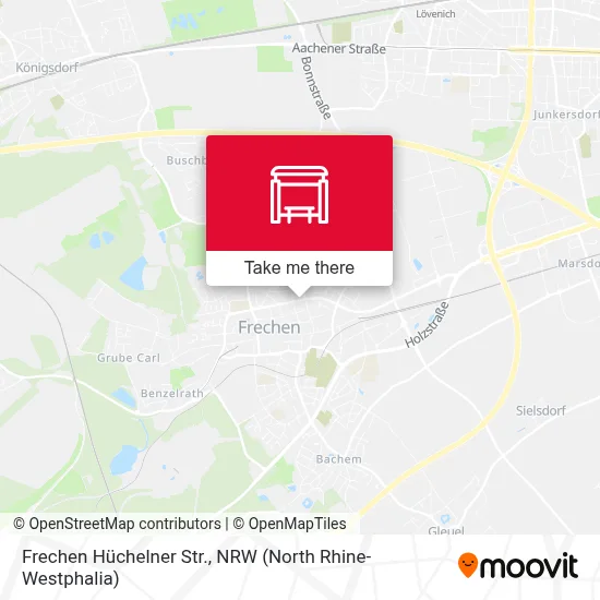 Frechen Hüchelner Str. map