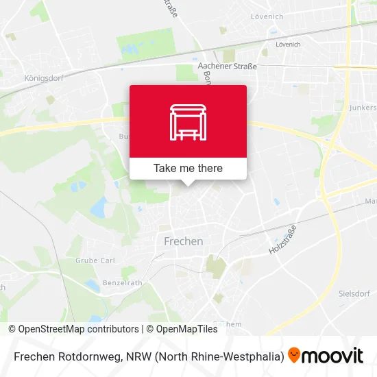 Frechen Rotdornweg map