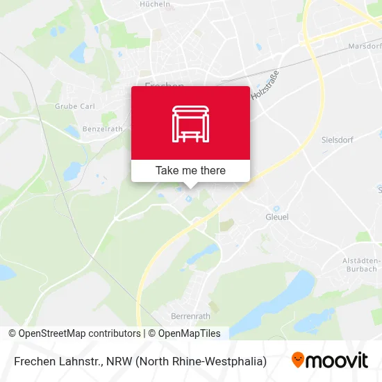 Frechen Lahnstr. map