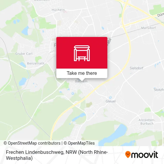 Frechen Lindenbuschweg map