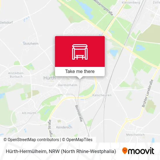 Hürth-Hermülheim map