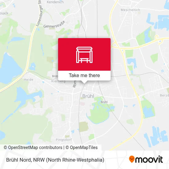 Brühl Nord map