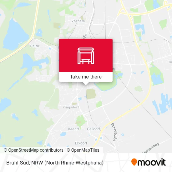 Brühl Süd map