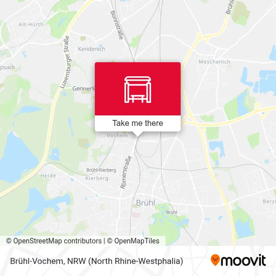 Brühl-Vochem map