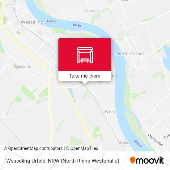 Wesseling Urfeld map