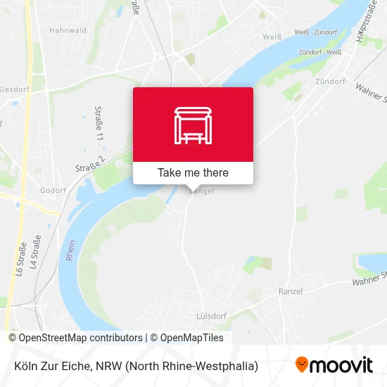 Köln Zur Eiche map
