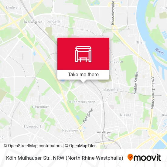 Köln Mülhauser Str. map