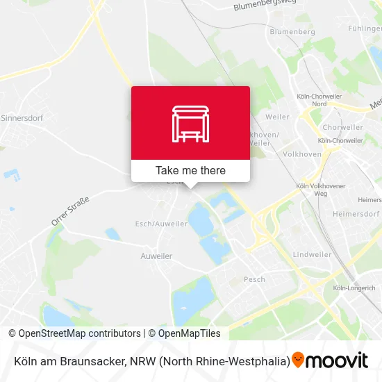 Köln am Braunsacker map