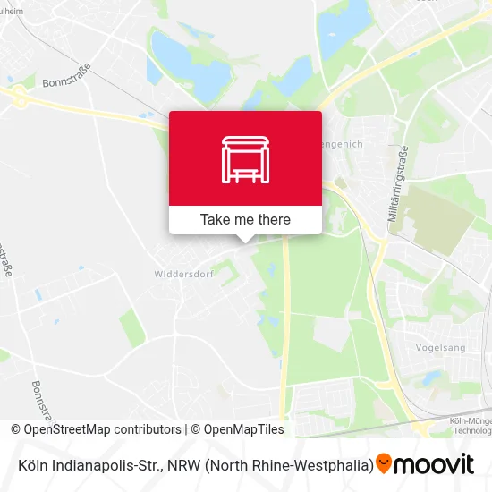 Köln Indianapolis-Str. map