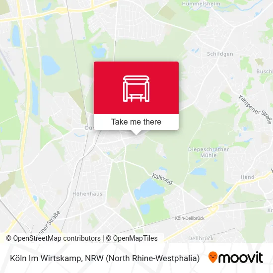 Köln Im Wirtskamp map