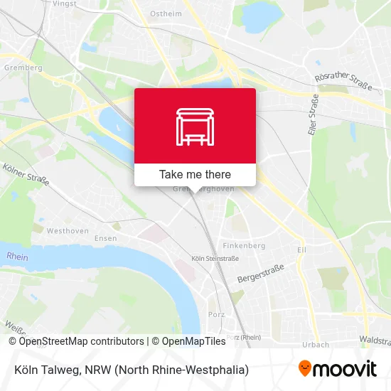 Köln Talweg map