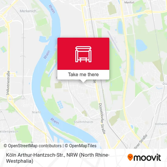 Köln Arthur-Hantzsch-Str. map