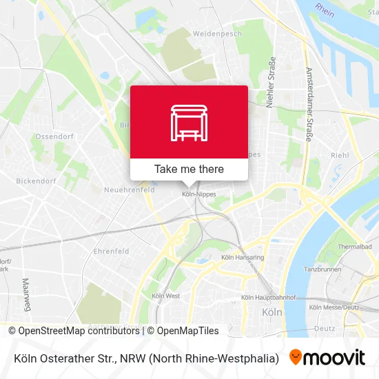 Köln Osterather Str. map