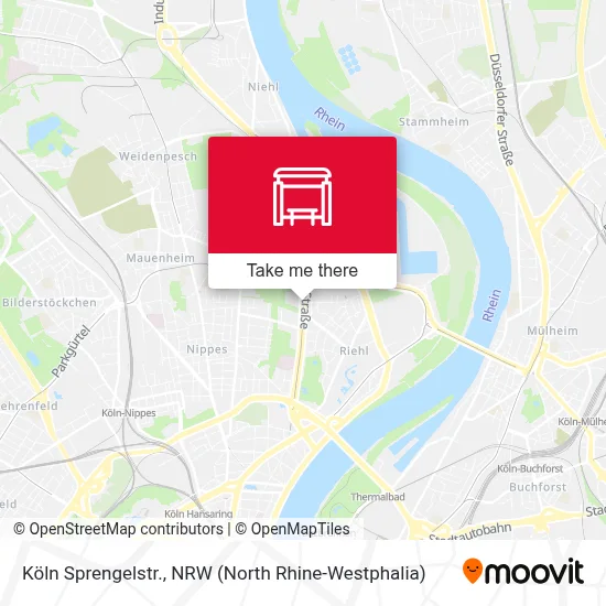 Köln Sprengelstr. map
