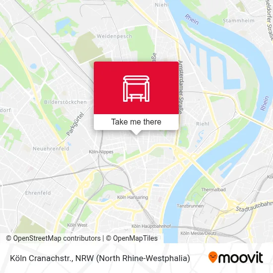 Köln Cranachstr. map
