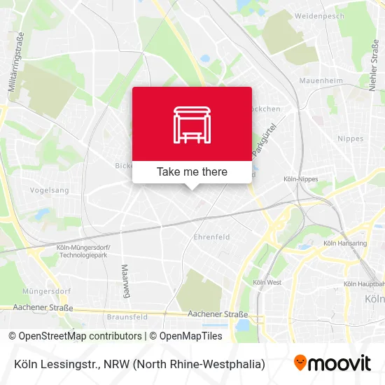 Köln Lessingstr. map