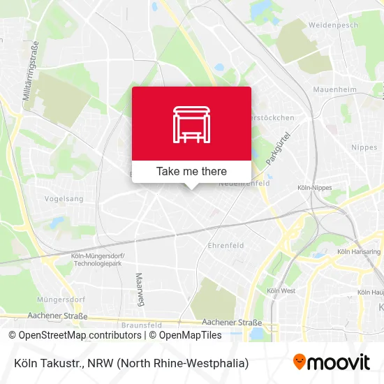 Köln Takustr. map