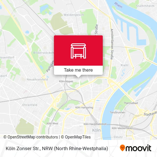 Köln Zonser Str. map
