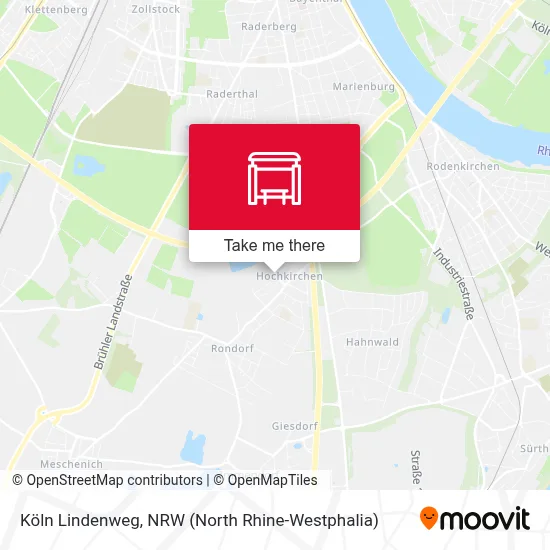Köln Lindenweg map