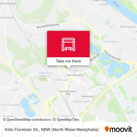 Köln Florenzer Str. map