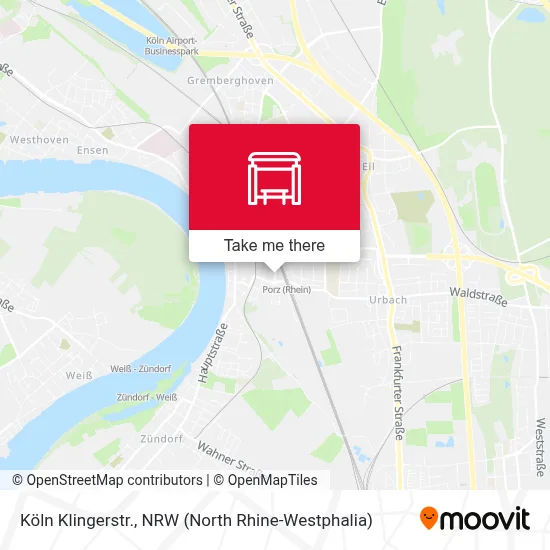 Köln Klingerstr. map