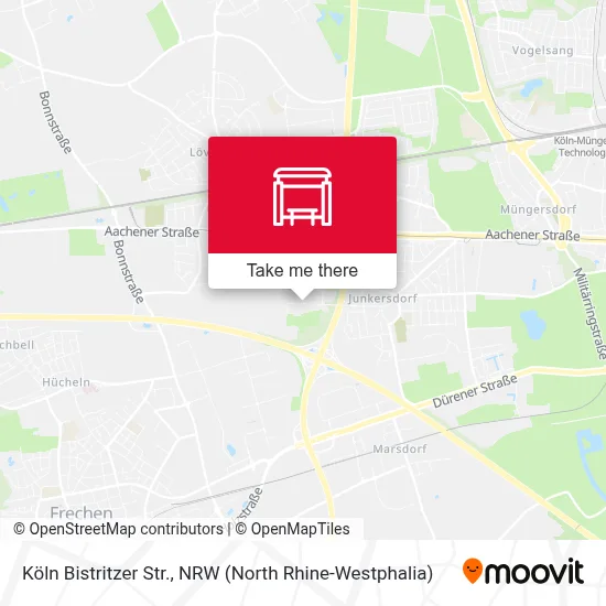 Köln Bistritzer Str. map