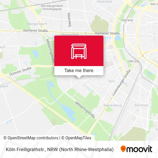 Köln Freiligrathstr. map