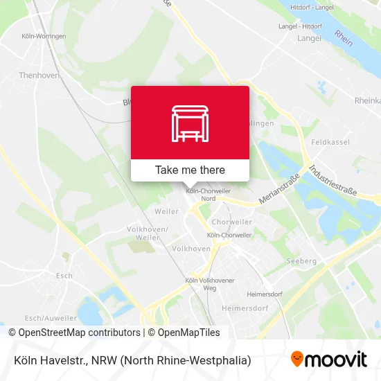 Köln Havelstr. map