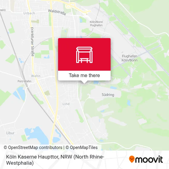 Köln Kaserne Haupttor map