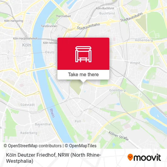 Köln Deutzer Friedhof map