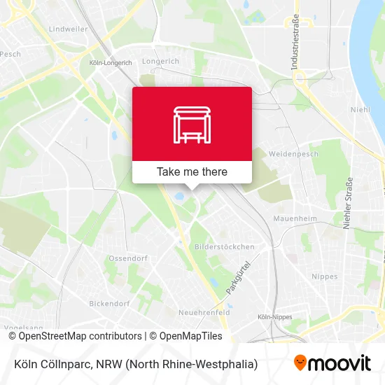 Köln Cöllnparc map
