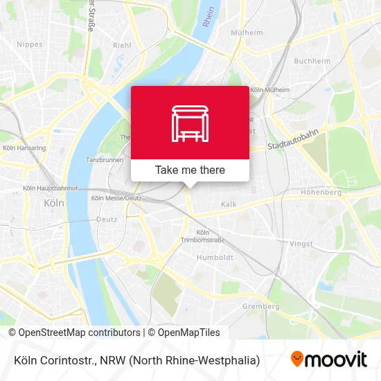 Köln Corintostr. map