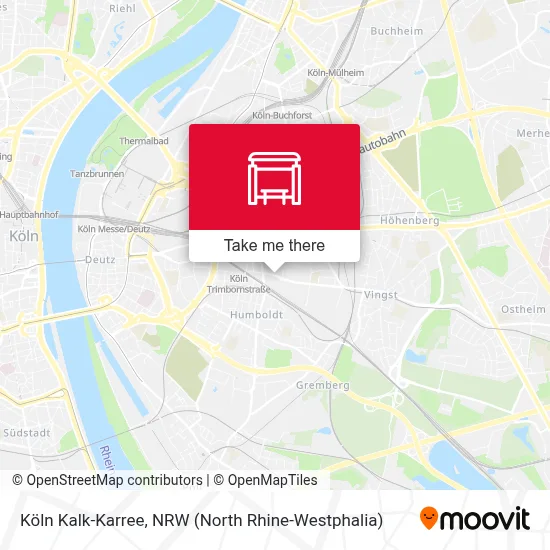 Köln Kalk-Karree map