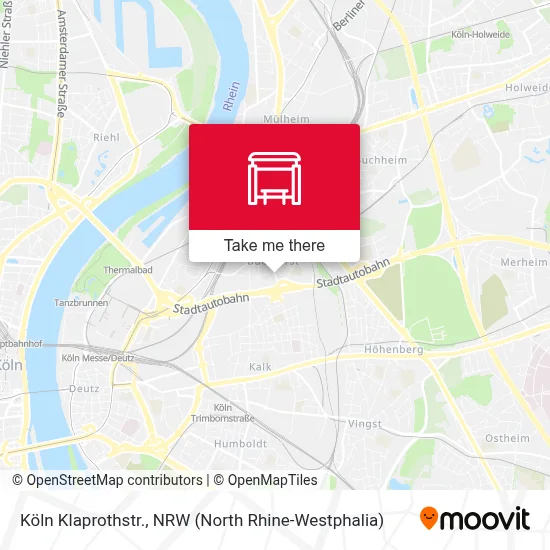 Köln Klaprothstr. map