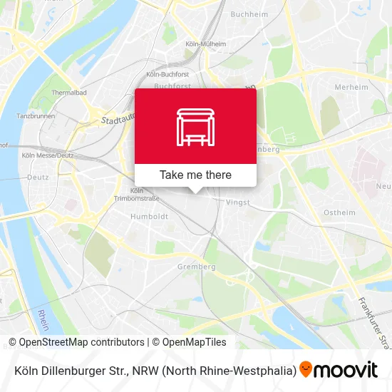 Köln Dillenburger Str. map