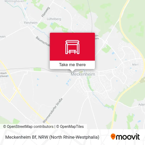 Meckenheim Bf map